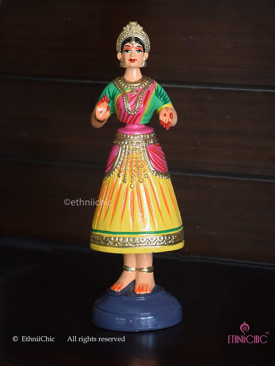 Dancing Thanjavur Doll - Yellow