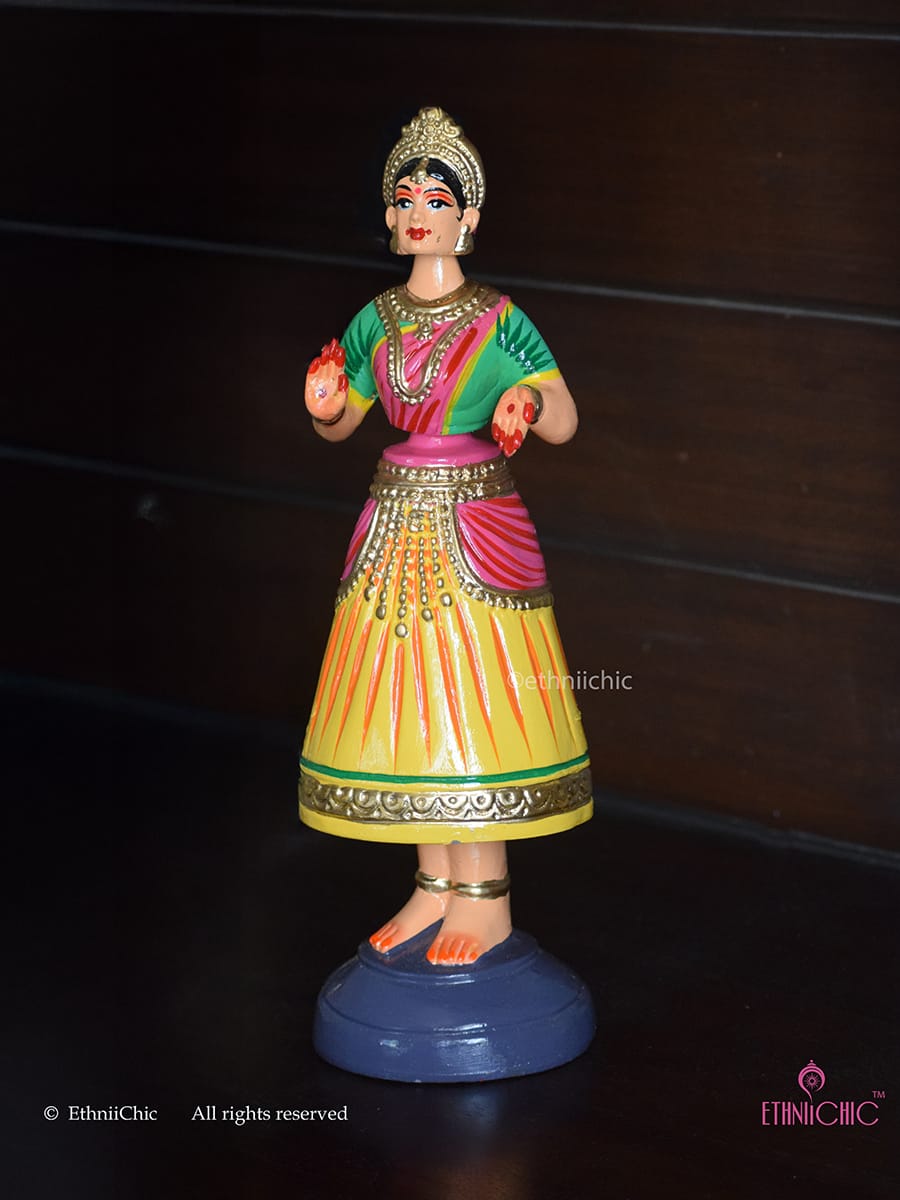 Dancing Thanjavur Doll - Yellow