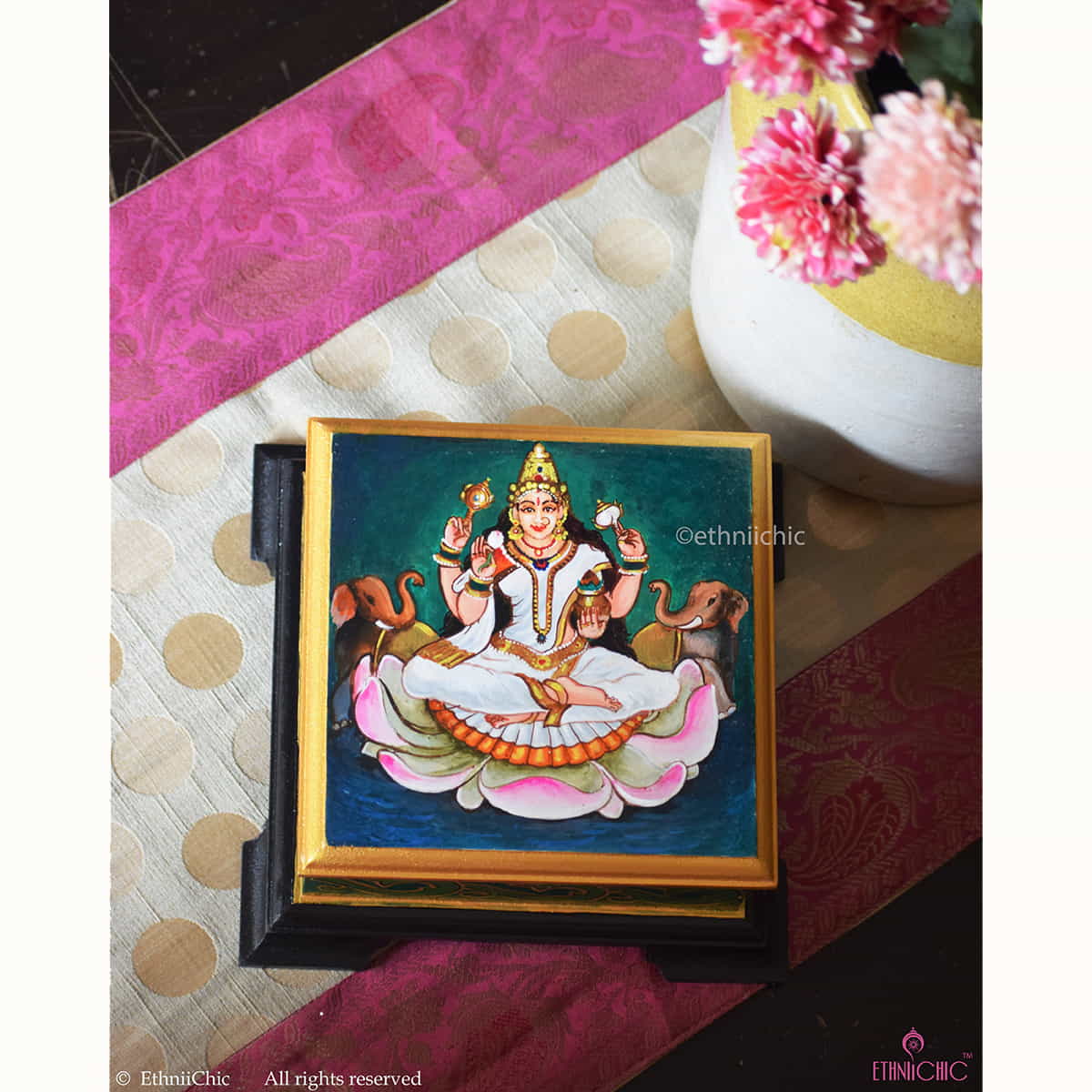 Multipurpose Box Square - Gajalakshmi image 1