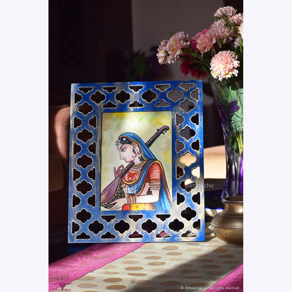 Hand painted Frame 2-in-1 Decor - Meera image 2