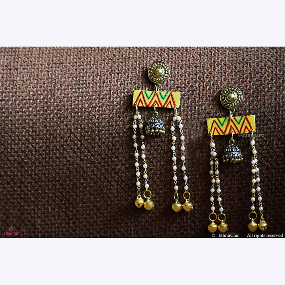 Hand painted Earrings 29 image 0