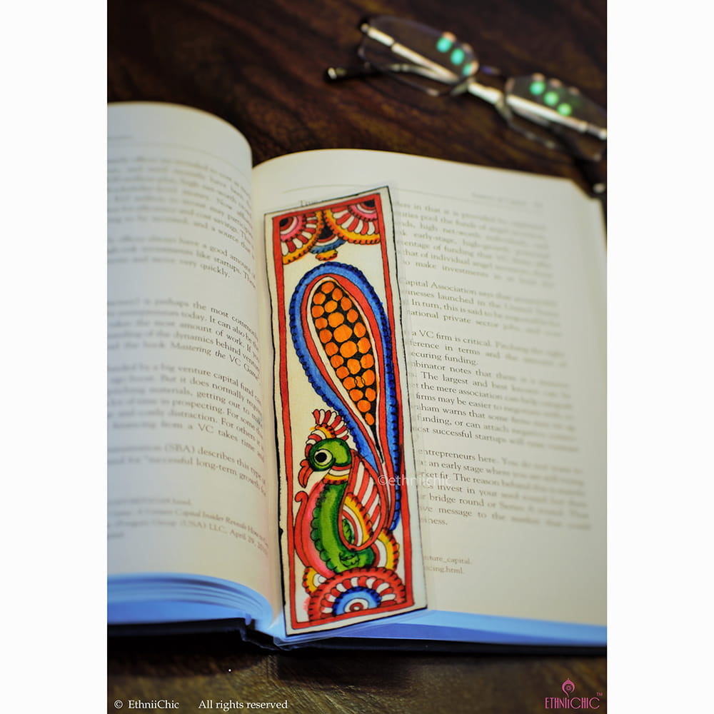 Hand painted laminated Book mark 18 image 0