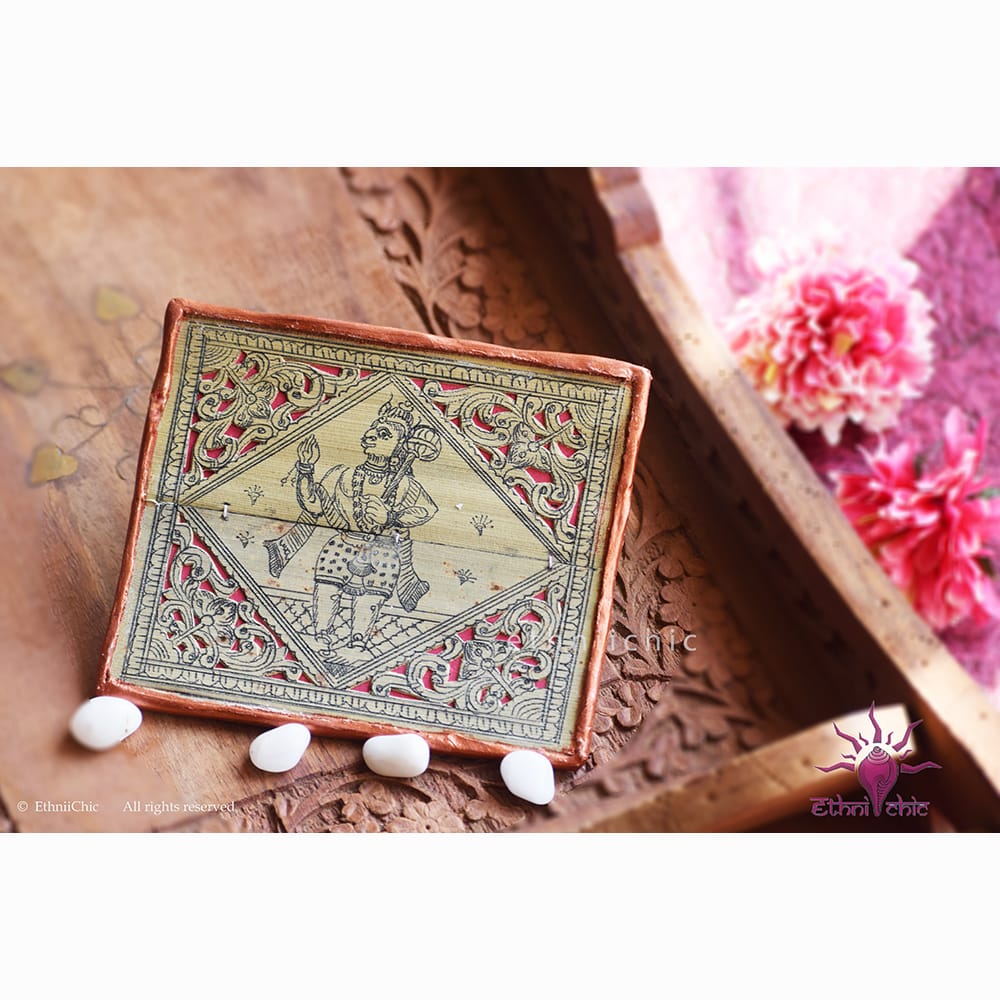 Pattachitra Hanuman Fridge Magnet image 0