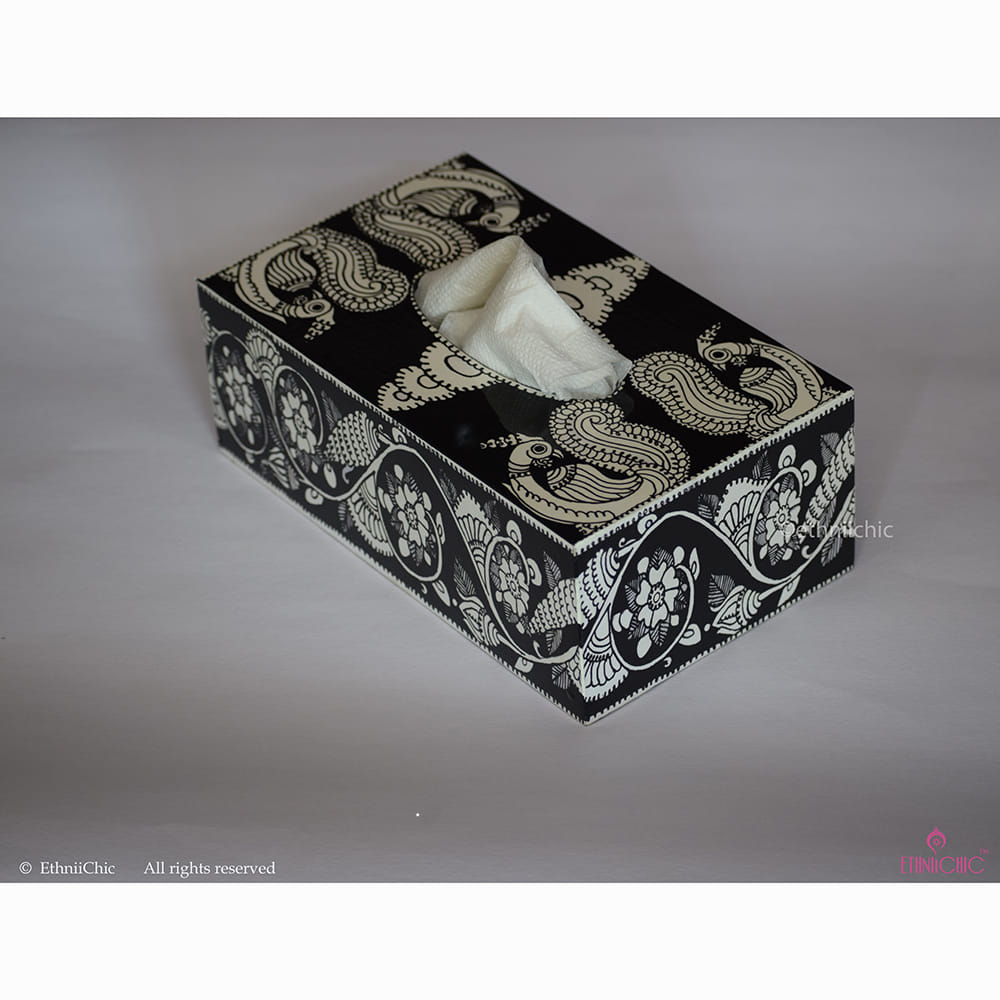 Family Tissue Box - Tholu Peacock image 2