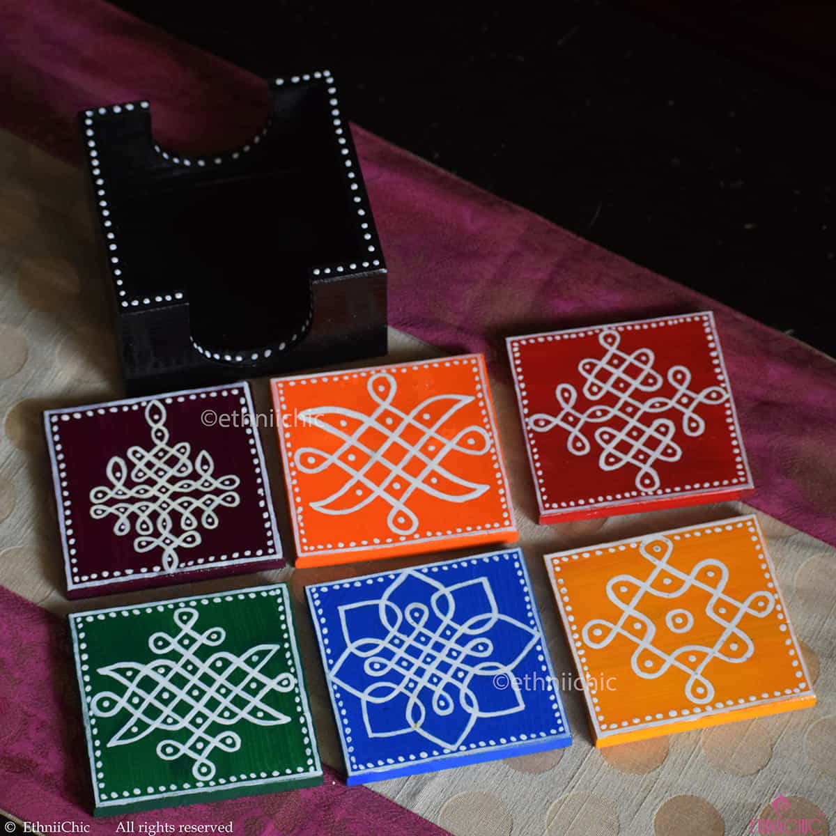 Coasters - Kolam Art image 0