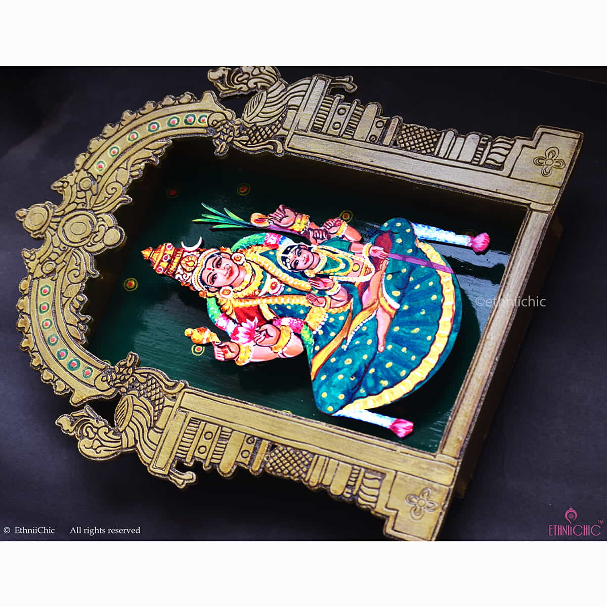 Wall Mounting Frame of Kamakshi Devi image 1