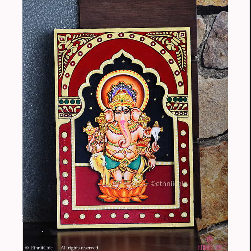 Wall Mounting Drishti Ganapathi Frame image 0