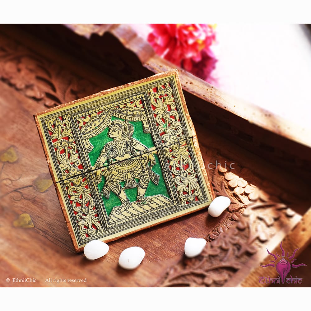 Pattachitra Dancer Fridge Magnet image 0