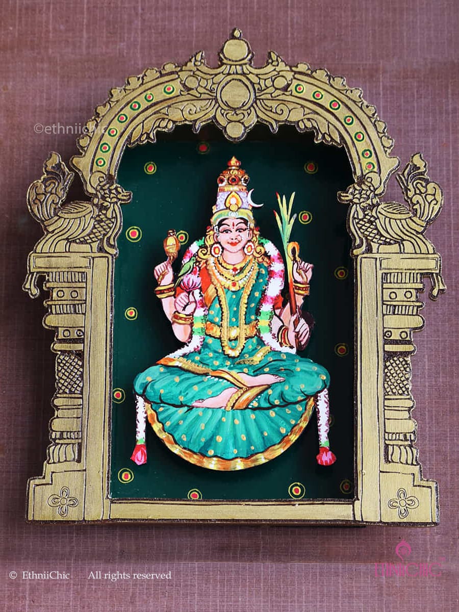 Wall Mounting Frame of Goddess Kamakshi