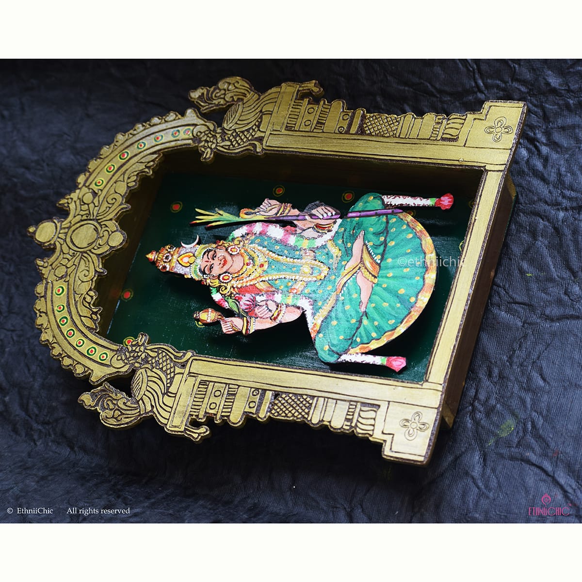 Wall Mounting Frame of Goddess Kamakshi