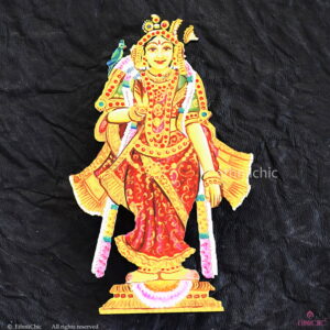 Hand painted Devi Meenakshi Cut out