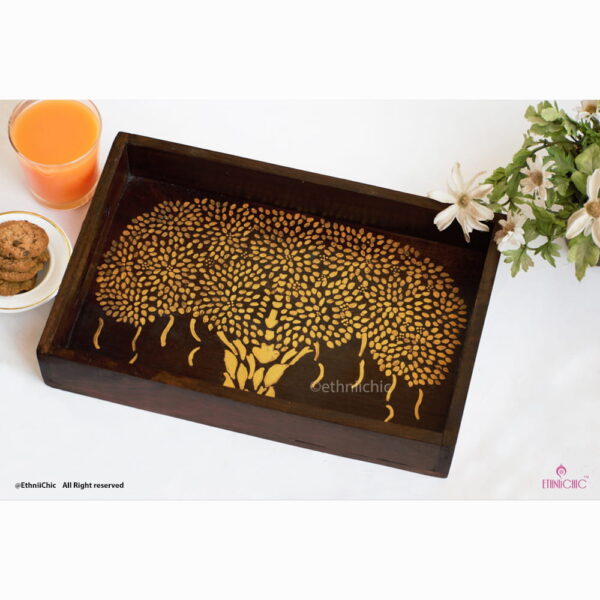 Hand painted Tree of Life Serving Tray