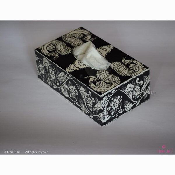 Family Tissue Box - Tholu Peacock