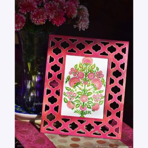 Hand painted Flora Frame