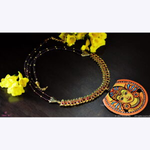 Hand painted Kerala Mural Neck piece 30