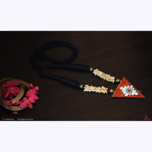 Hand painted Mural Motif Necklace 2