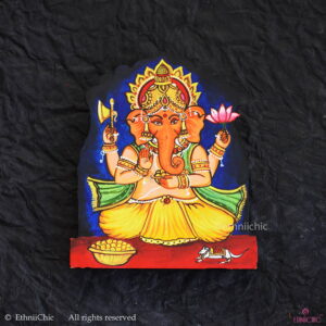 Hand Painted Tanjore Ganesha 1 Cut out