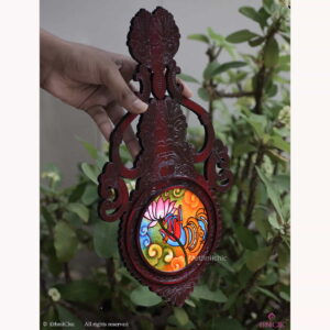 Wooden Aranmula Wall Frame - Vishnu Hands