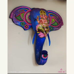 Hand Painted Ganesha Elephant Head