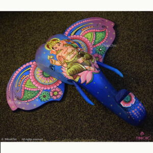 Hand Painted Ganesha Elephant Head