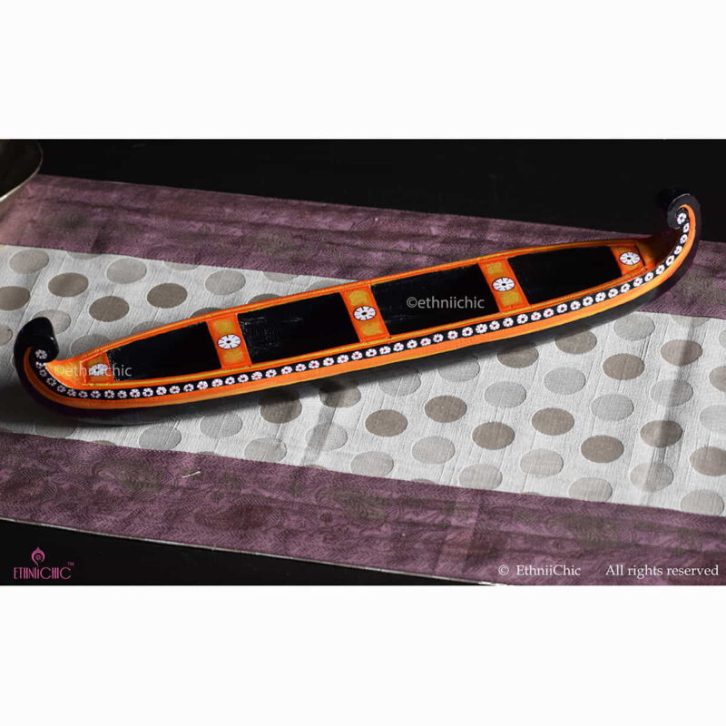 Wooden Hand painted Boat - Design 1