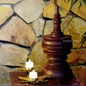 Wooden - Traditional Food Offering Vessel