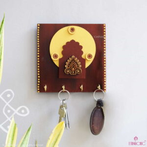 Hand-Painted Wooden Key Holder
