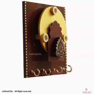 Hand-Painted Wooden Key Holder
